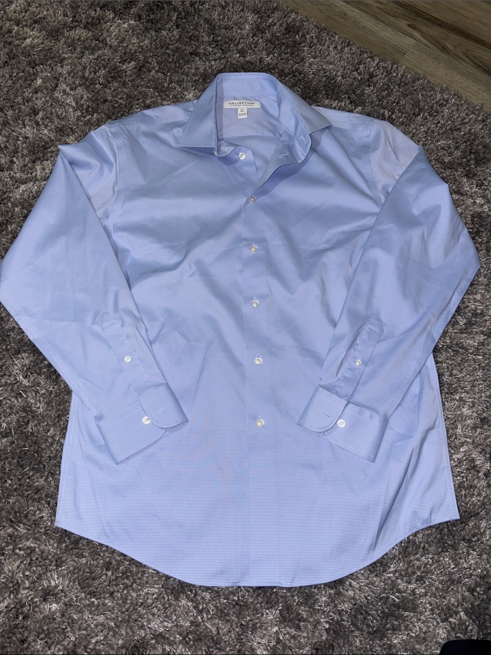Collection by Michael Strahan Light Blue Men's Dress Shirt